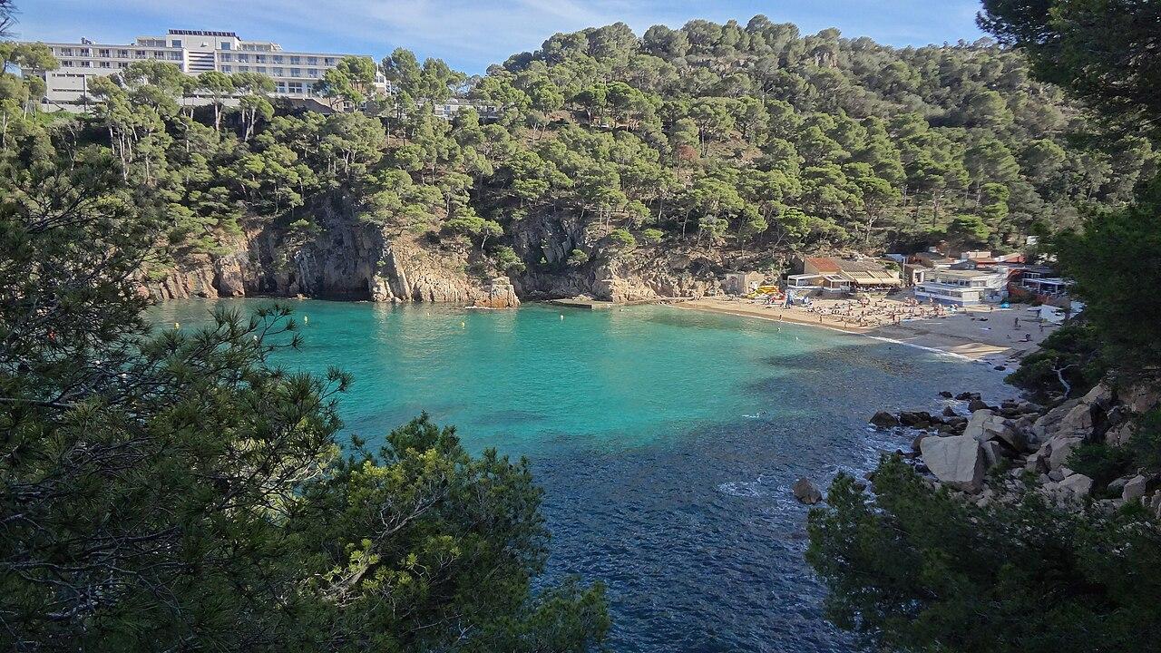 Platja d'Aiguablava, Begur, Costa Brava, Spain